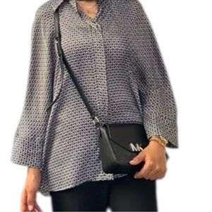 Zara bottom down shirt Size M